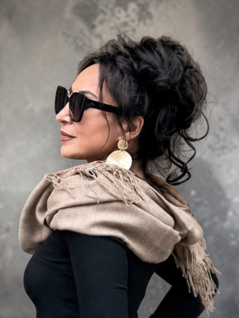 Ivory Merino Wool Scarf