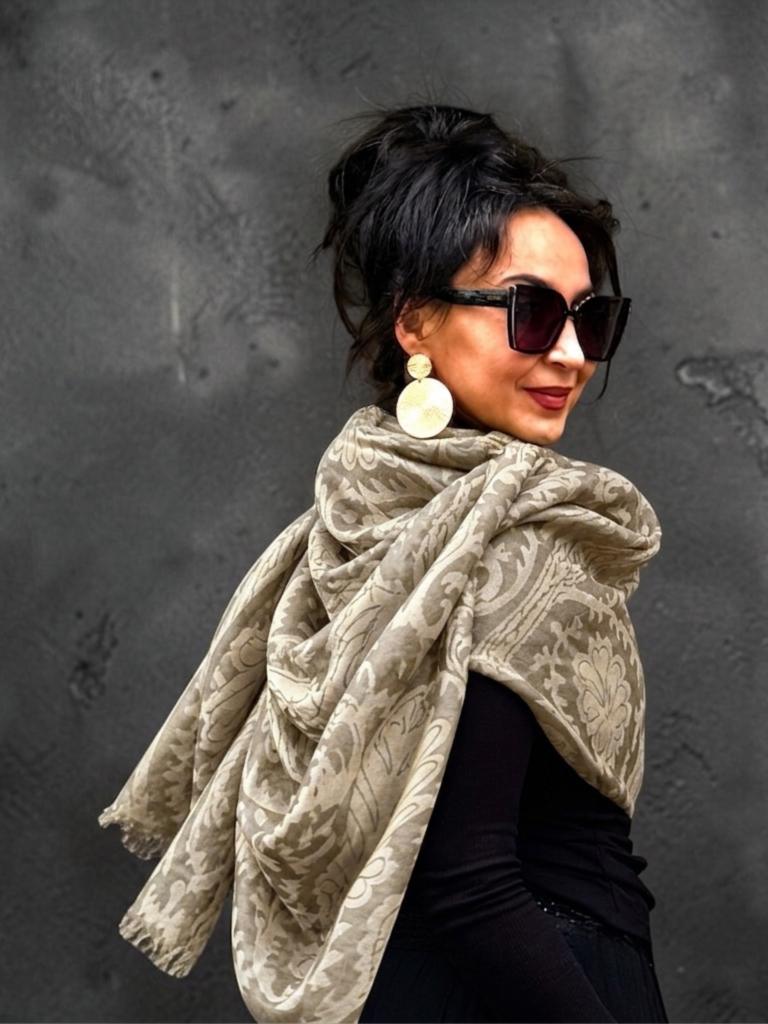 Clay Sera silk scarf
