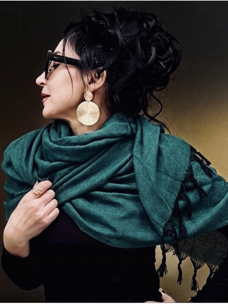 HW Cotton Emerald Scarf