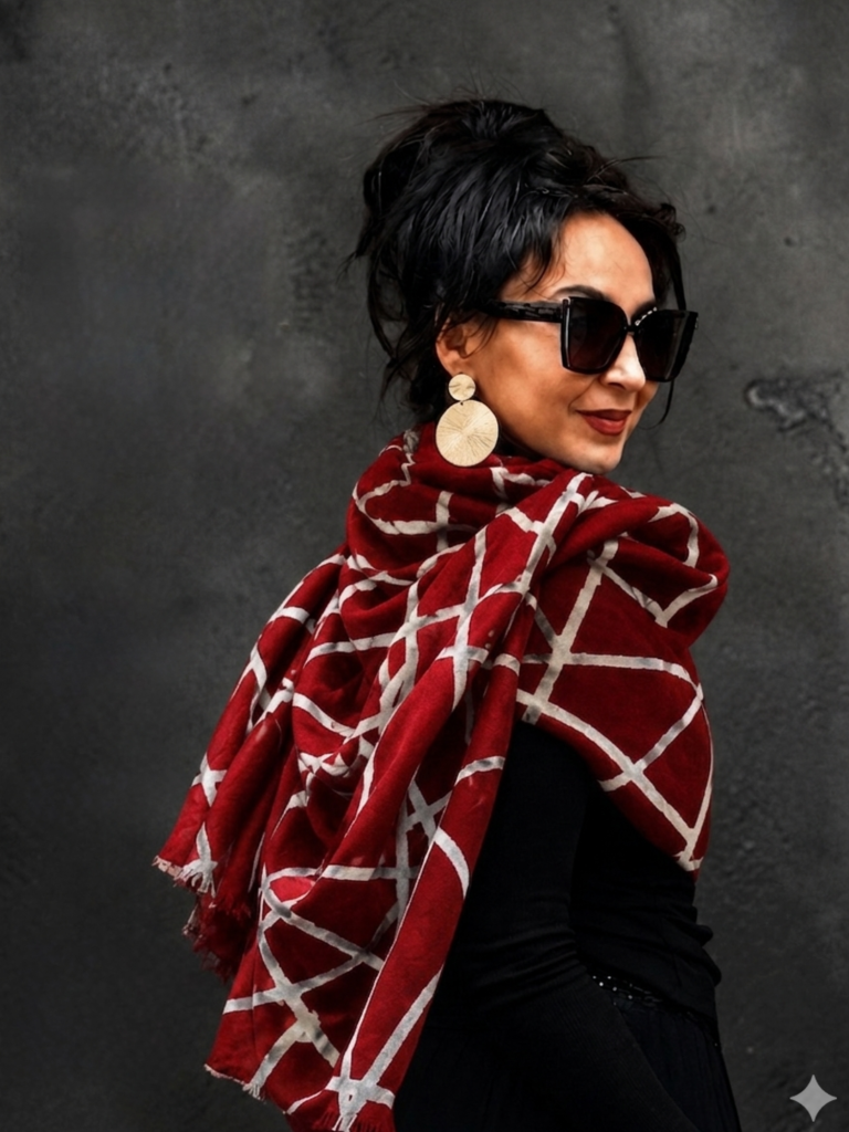 Sangre Linea Silk Scarf