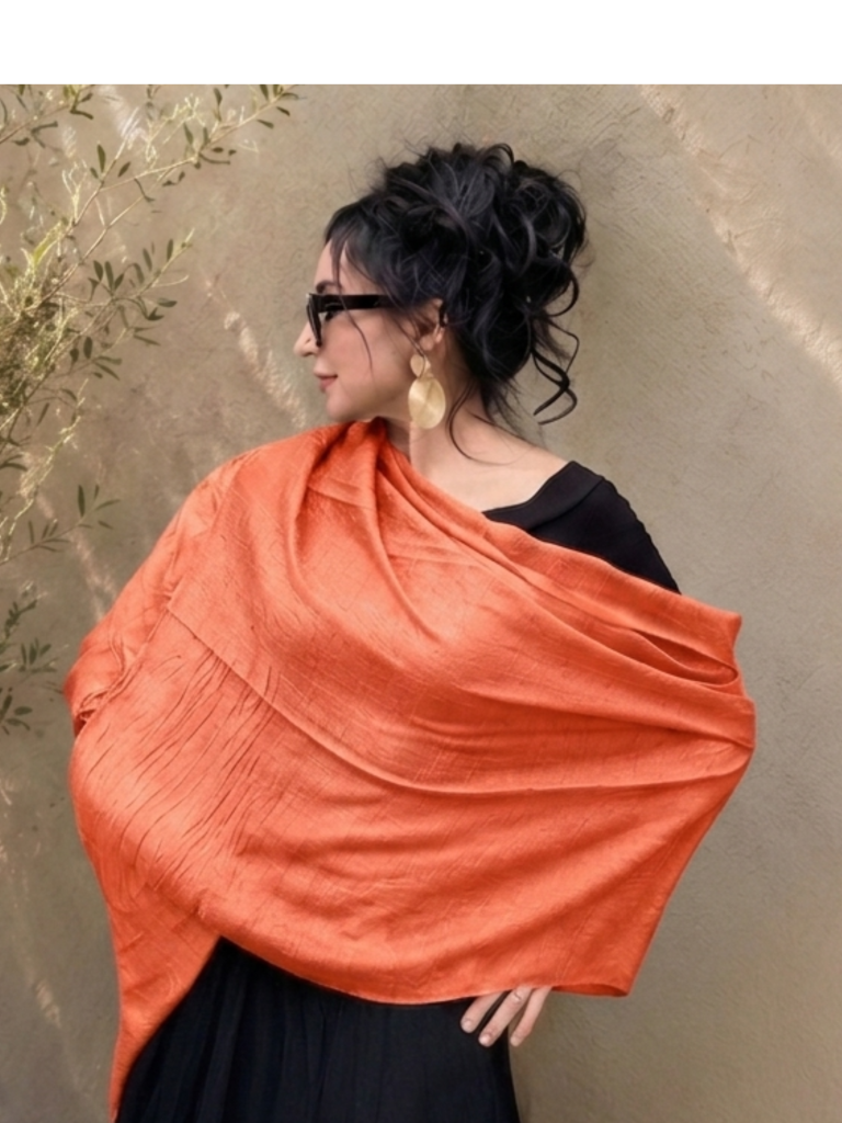 Bamboo Scarf-Mango