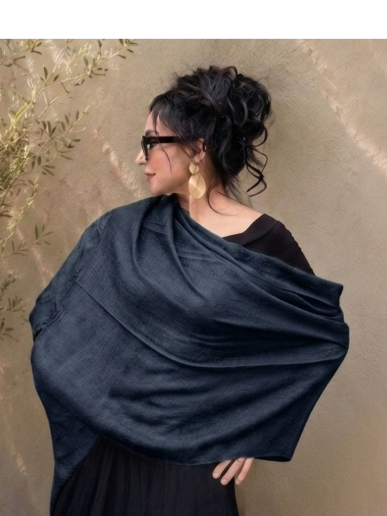 Bamboo Scarf-Antrasit