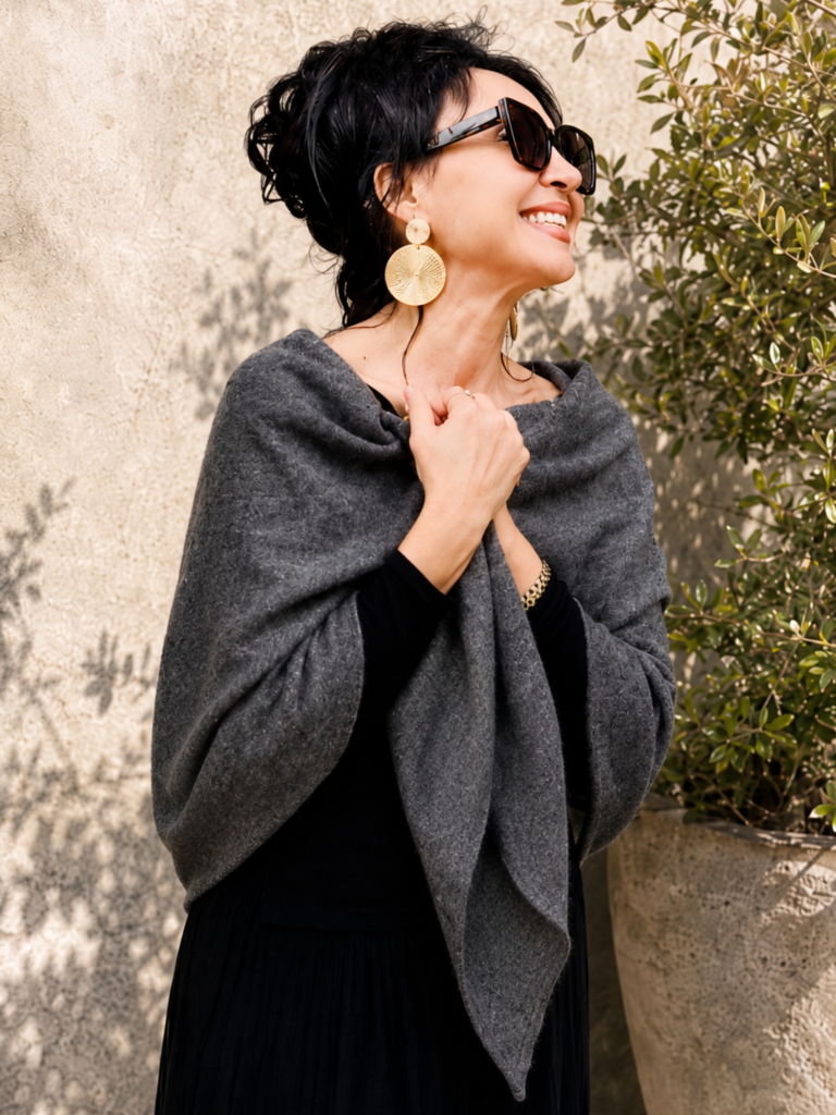 Triangle Wrap-Grey
