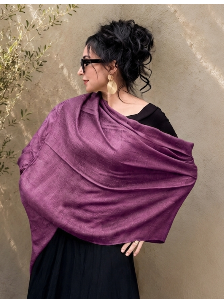 Bamboo Scarf-Berry